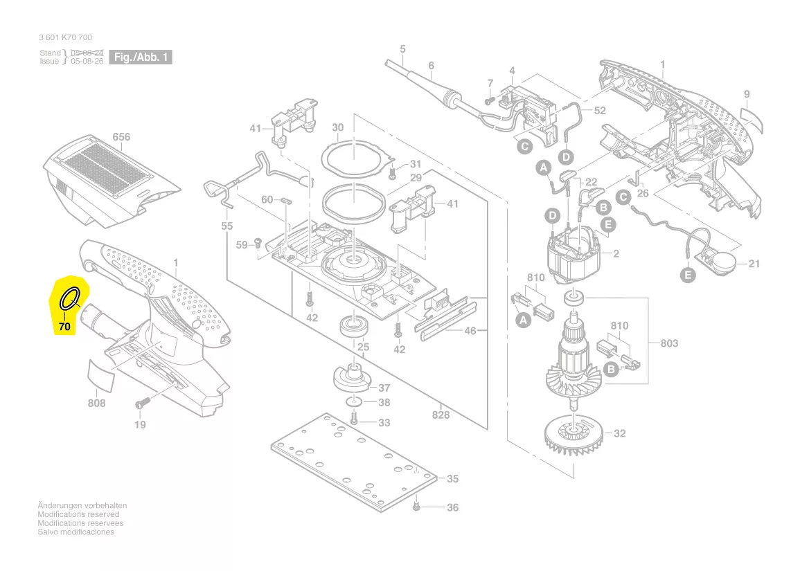 Joint réf. 1 610 210 045 Bosch